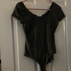 Heart Hips Olive Bodysuit